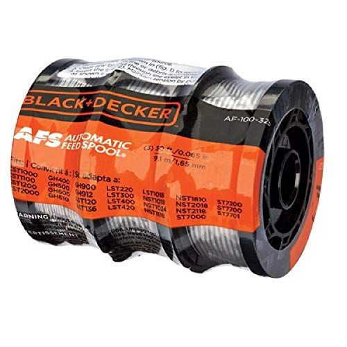  BLACK+DECKER Trimmer Line, 30-Foot, 0.065-Inch, 3-Pack (AF1003ZP)