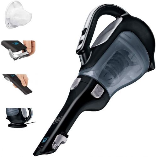  BLACK+DECKER dustbuster Handheld Vacuum, Cordless, Black (BDH2000L)