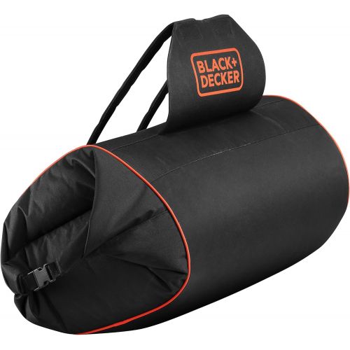  Black+Decker GWBP1-XJ Catcher Backpack (Includes Flexible Suction Hose, 72L Capacity, Compatible with These Leaf Vacuums: GW2810, GW2838, GW3030, GW3031BP, GW3050) GWBP1