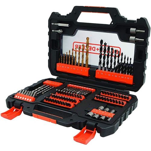  BLACK+DECKER A7230-XJ 104 Easy Grip Drill Piece Set - Black, 1-Piece