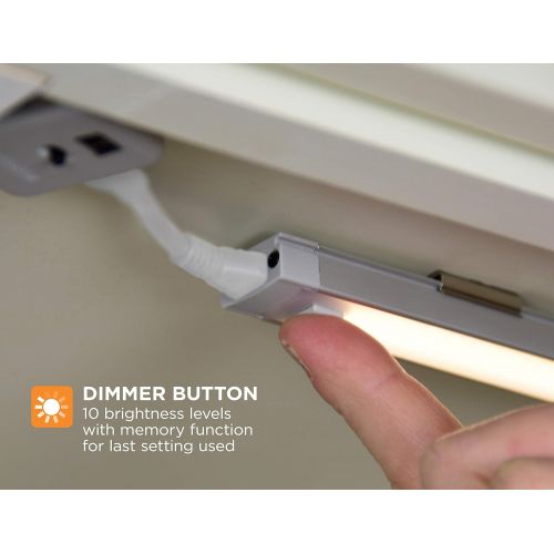  BLACK+DECKER LEDUC9-1WK LED Under Cabinet Kit with Motion Sensor, Dimmable Kitchen Accent Lighting, Tool-Free Install, Warm White 2700k, 9 Length, 1-Bar