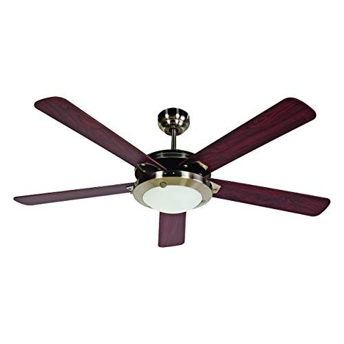  BLACK+DECKER BCF5211R Ceiling Fan, 52 inch, Brown