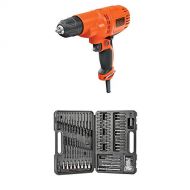 BLACK+DECKER DR260C 5.5 Amp 3/8 Drill/Driver. with BLACK+DECKER BDA91109 Combination Accessory Set, 109-Piece