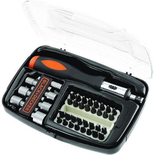  BLACK+DECKER Ratchet Screwdriver 40Piece Set A7062Accessory