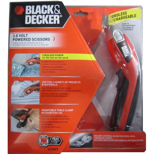  Black & Decker SZ360 3.6-Volt NiCad Cordless Power Scissors