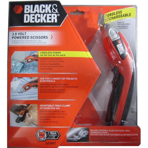  Black & Decker SZ360 3.6-Volt NiCad Cordless Power Scissors