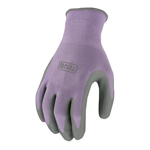  Black & Decker BD511LM Purple Ladies Foam Nitrile Grip Glove