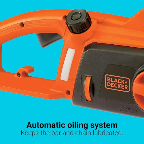  BLACK+DECKER Electric Chainsaw, 16-Inch, 12-Amp (CS1216)