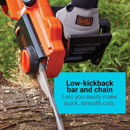  BLACK+DECKER Electric Chainsaw, 16-Inch, 12-Amp (CS1216)