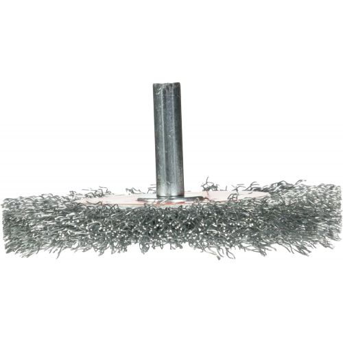  BLACK+DECKER Wire Wheel, 1/4-Inch Crimped, Coarse Shank, 3-Inch (70-603)