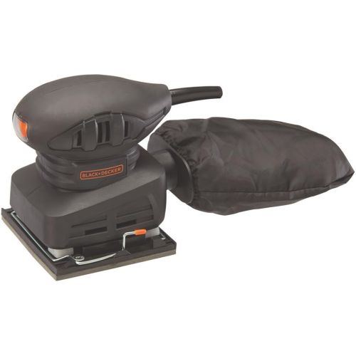  BLACK+DECKER Electric Sander, 1/4 Sheet, 1.5-Amp (BDEQS15C)