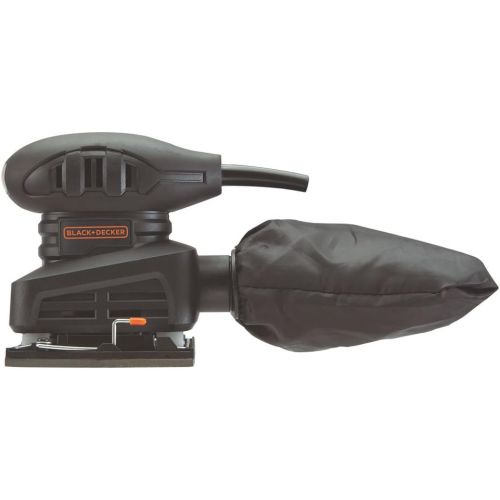  BLACK+DECKER Electric Sander, 1/4 Sheet, 1.5-Amp (BDEQS15C)