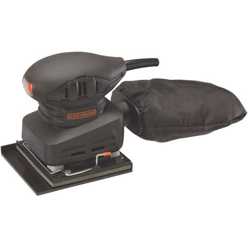  BLACK+DECKER Electric Sander, 1/4 Sheet, 1.5-Amp (BDEQS15C)