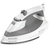 Black & Decker F976 Quickpress Iron with Smart Steam Technology, White/Silver