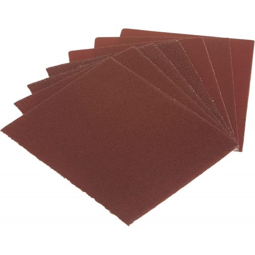  BLACK+DECKER Sandpaper Assortment, 1/4-Inch Sheet, 6-Pack (74-606)