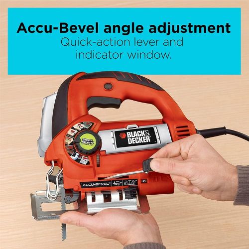  BLACK+DECKER Jig Saw, 6.0-Amp (JS670V)