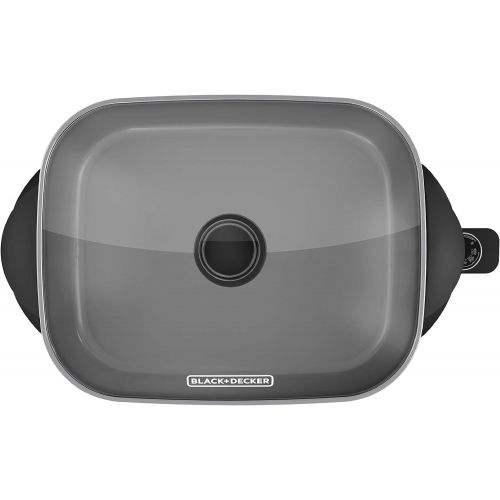  Black & Decker SK1215BC Family Sized Electric Skillet, Black