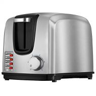 BLACK+DECKER 2-Slice Toaster, Modern, Stainless Steel, T2707S,Silver