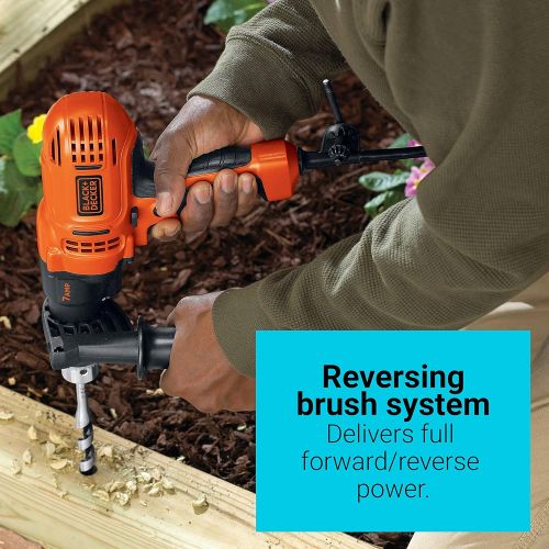  BLACK+DECKER Electric Drill, 1/2-Inch, 7.0 Amp (DR560)