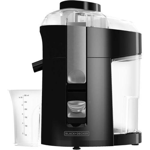  BLACK+DECKER 400-Watt Fruit and Vegetable Juice Extractor, Black, JE2200B