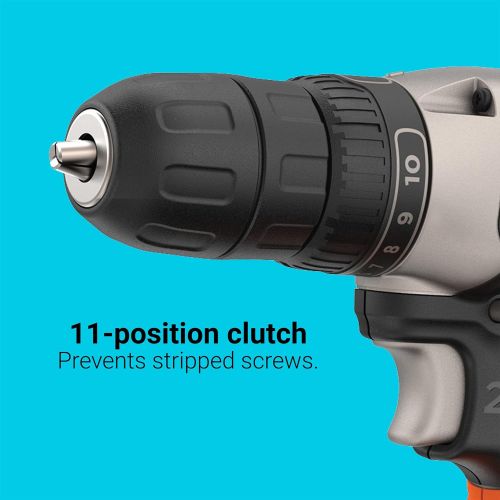  BLACK+DECKER 20V MAX Cordless Drill Combo Kit, 2-Tool (BD2KIT702IC)