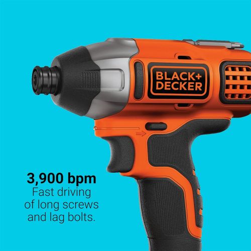  BLACK+DECKER 20V MAX Cordless Drill Combo Kit, 2-Tool (BD2KIT702IC)