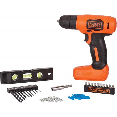  BLACK+DECKER 8V MAX Home Tool Kit, 43 Pieces (BDCD8HDPK)