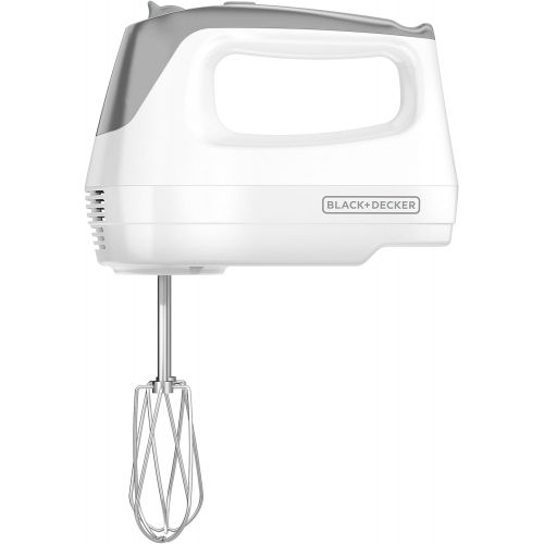  BLACK+DECKER Lightweight Hand Mixer, White, MX1500W