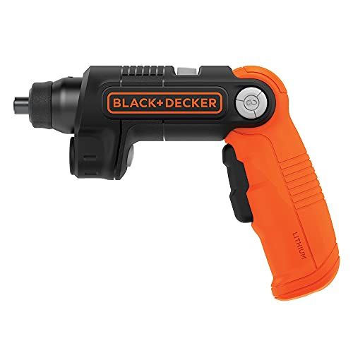  BLACK+DECKER 4V MAX Cordless Screwdriver with LED Light (BDCSFL20C)