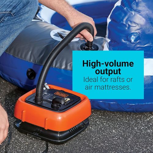  BLACK+DECKER Cordless Tire Inflator, Multi-purpose, Portable, 12V (BDINF12C)