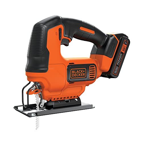  BLACK+DECKER 20V MAX JigSaw with Battery And Charger (BDCJS20C)