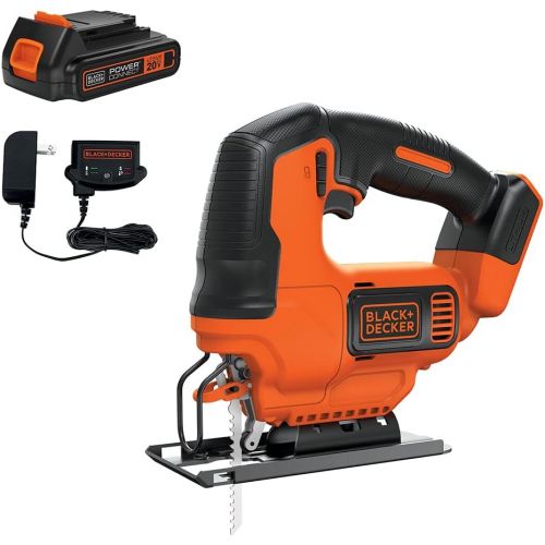  BLACK+DECKER 20V MAX JigSaw with Battery And Charger (BDCJS20C)