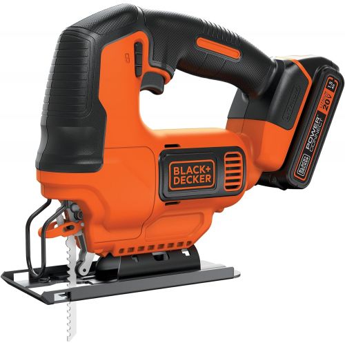  BLACK+DECKER 20V MAX JigSaw with Battery And Charger (BDCJS20C)