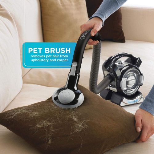  BLACK+DECKER 20V Max Flex Handheld Vacuum with Pet Hair Brush, Cordless, Grey (BDH2020FL)