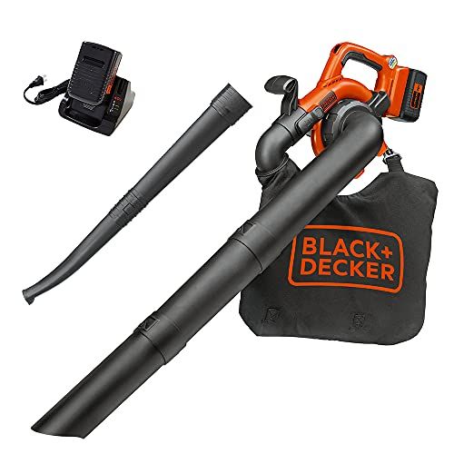  BLACK+DECKER 40V Leaf Blower/Leaf Vacuum Kit, Cordless (LSWV36)