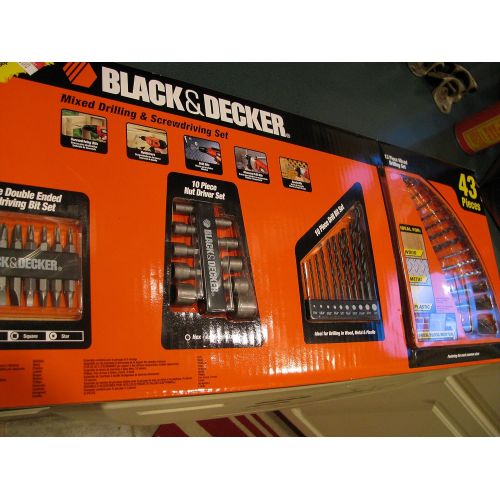  BLACK+DECKER Black and Decker 43 Piece Multi-purpose Accessory Set