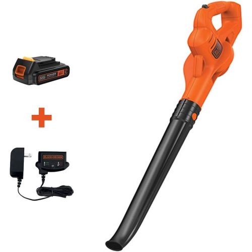  BLACK+DECKER 20V MAX Sweeper with Extra 4-Ah Lithium Ion Battery Pack (LSW221 & LB2X4020)