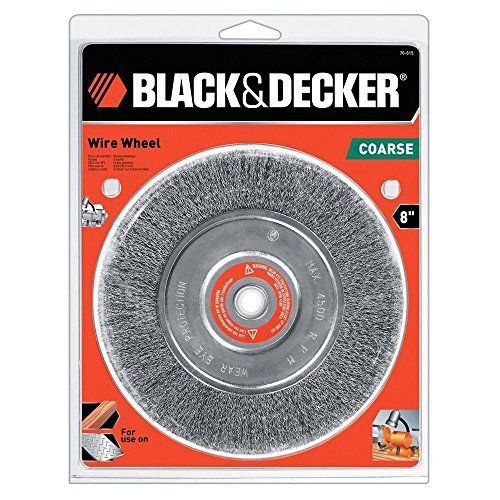  Black & Decker 70-615 Wire Wheel Coarse Bench Grinder, 8-Inch