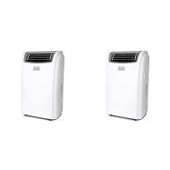 Black + Decker BPACT12HWT Portable Air Conditioner, 12,000 BTU with Heat, White & BPACT14HWT Portable Air Conditioner, 14,000 BTU w Heat, White