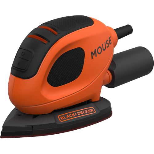  BLACK+DECKER BEW230BC-QS BEW230BC-QS-Lijadora Mouse 55W con 15 accesorios y Bolsa