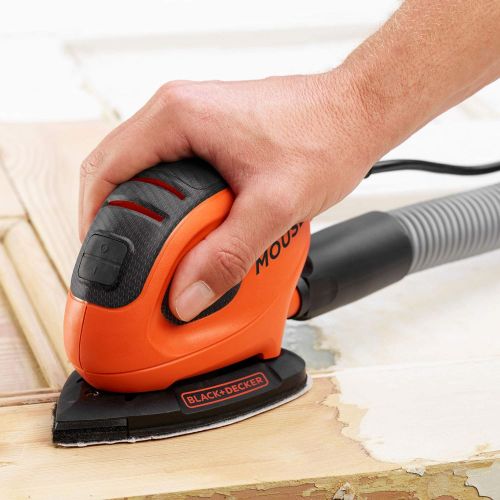  BLACK+DECKER BEW230BC-QS BEW230BC-QS-Lijadora Mouse 55W con 15 accesorios y Bolsa