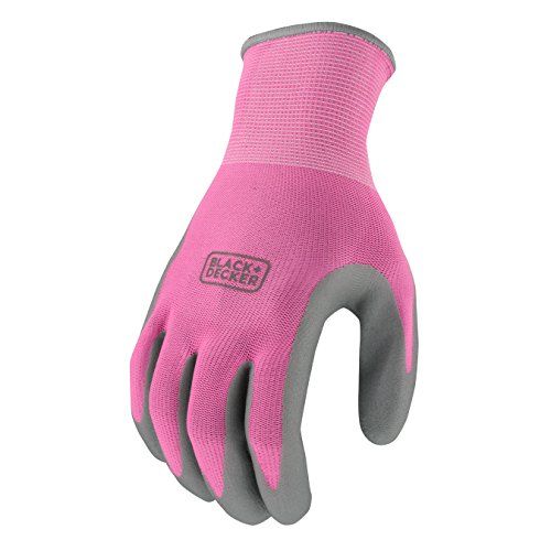  Black & Decker BD512LS Pink Ladies Foam Nitrile Grip Glove