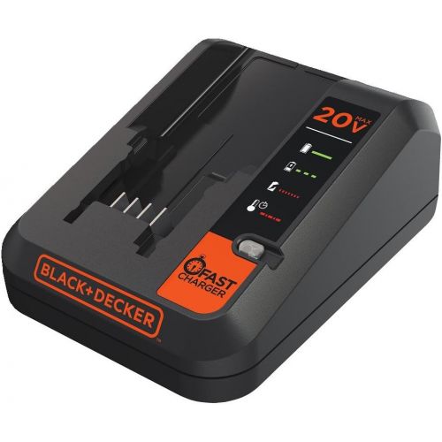  BLACK+DECKER 20V MAX Lithium Battery Charger with 4-Ah Lithium Ion Battery Pack (BDCAC202B & LB2X4020)