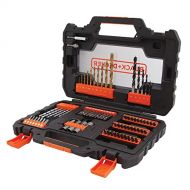 BLACK+DECKER A7231-XJ Easy Grip Drill Set - Black, 76-Piece