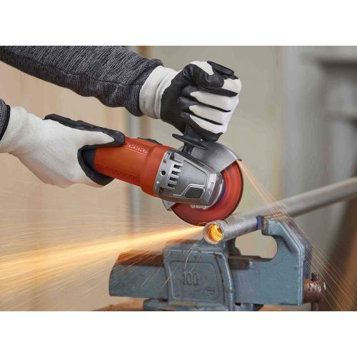  BLACK+DECKER BEG110-QS BEG110-QS-Mini-Amoladora 750W 115m, 750 W, Orange/Black, 115 mm