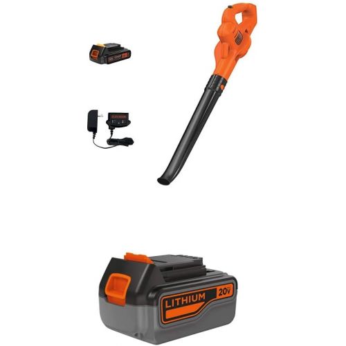  Black+Decker LSW221 Cordless Sweeper + 20-Volt Battery Pack