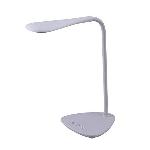  BLACK+DECKER VLED1820-BD Battery LED Desk Lamp, Dimmable with Adjustable Color Temperature, 4 Hour Battery Life, Rechargeable, Reduces Eyestrain, White