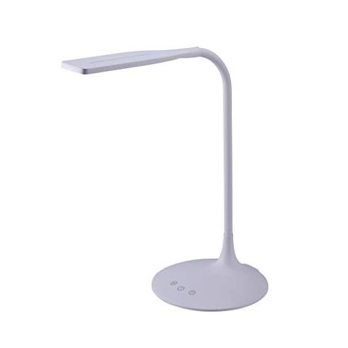  BLACK+DECKER VLED1819-BD Battery LED Desk Lamp, Dimmable with Adjustable Color Temperature, 4 Hour Battery Life, Rechargeable, Eco Friendly, White