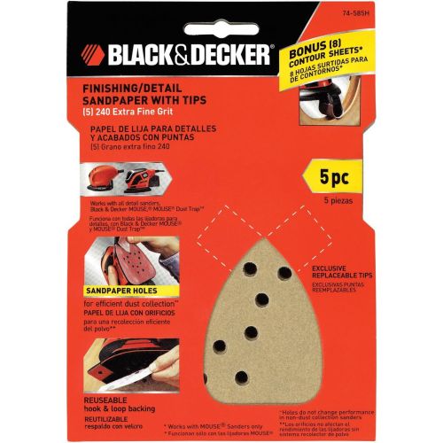  Black & Decker 74-585H 240-Grit Mouse Sand Paper