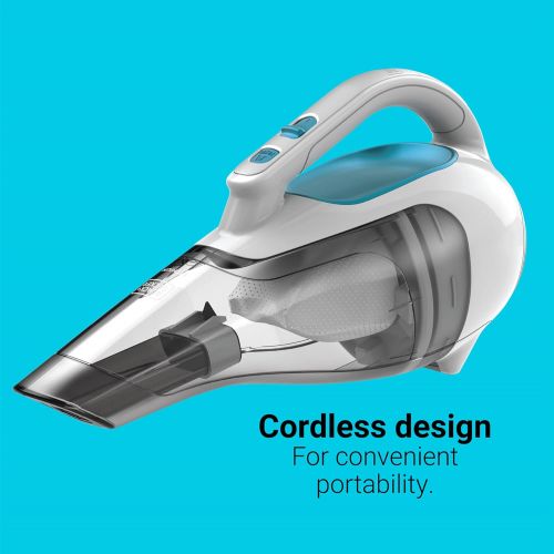  BLACK+DECKER dustbuster Cordless Handheld Vacuum, Flexi Blue/Grey/White (HHVI315JO42)